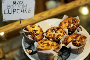 black bottom cupcake